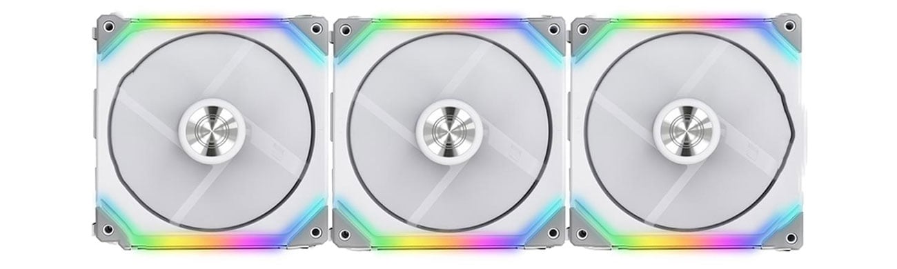 Lian Li UNI FAN SL120 RGB PWM White Triple Pack 3x120mm